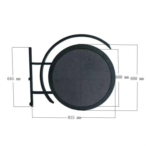 Panneau d&#39;écran d&#39;affichage LED de logo rond étronique