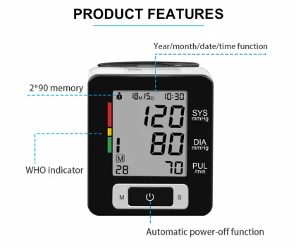 LCD blood pressure monitor automatic digital