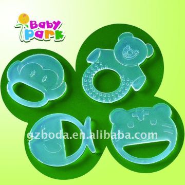 baby product hot sale cartoon silicone baby teether 2016 wholesale