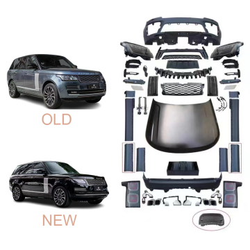 Kit corpo set di paraurti anteriore e posteriore per land rover gamma rover vogue