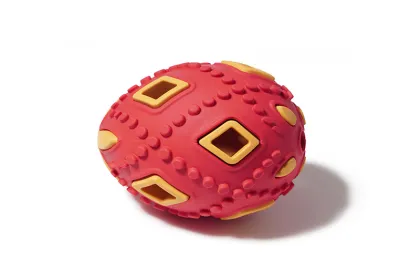 Hollow Rubber Egg Dog Toy with Bell/Light