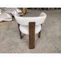Cómoda silla de comedor con respaldo para comedor