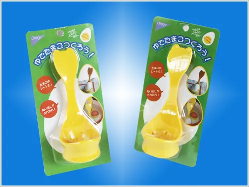 Egg colorful plastic spoon