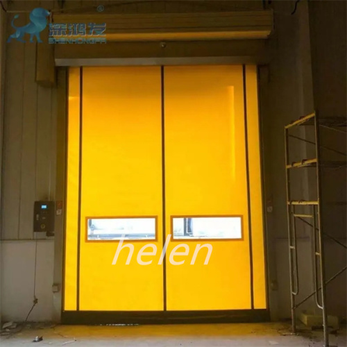 Βιομηχανική PVC Zip γρήγορη πόρτα
