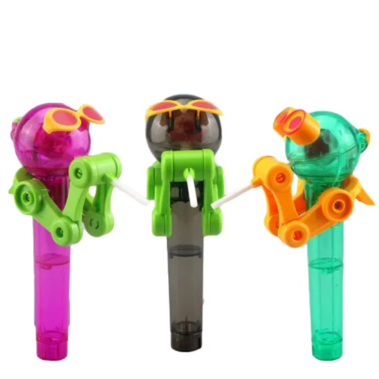 1pc Antistress Robot Lollipop Candy Dustproof Educational Toys for Children Decompression Games Kids Toys Snack Eating Gifts