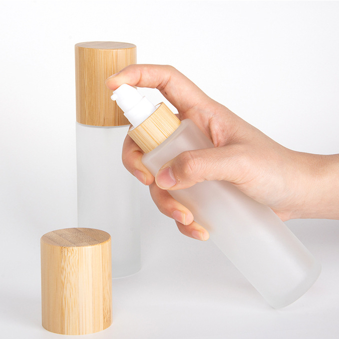 treatment pump Bottle bamboo