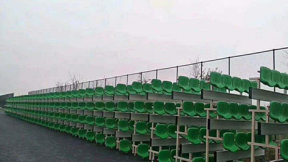 Front Mounted Folded Telescopic Bleachers Stadium Seat Chair