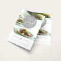 Printed A4 Paper Promotion leaflet design sample printing