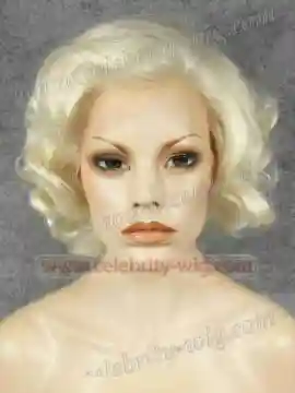 Light Blonde Extra Long Straight Marilyn Monroe Synthetic Lace Front Wig