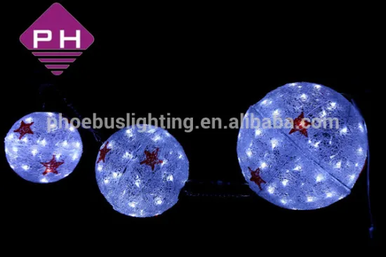 hanging ball shape christmas light for ceiling decoration