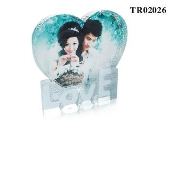 sublimation crystal for wedding decoration,blank crystal for wedding picture