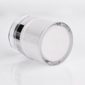 Hoge kwaliteit plastic acryl Airless Cosmetic Packaging Face Eye Cream Jars 50 ml 30 ml 15 ml