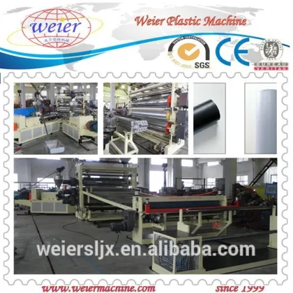 PVC Waterproof Flooring Machine PVC Floor Leather Sheet Extrusion Line China