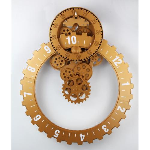 No.3 Big Silver Gear Wall Clock