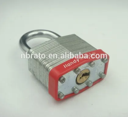 yellow 50mm steel laminated master lock padlock