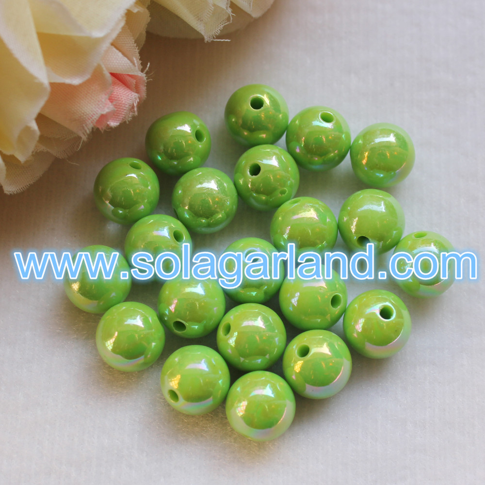 Loose Opaque AB Beads Charms