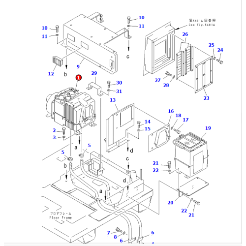 235-809-0030 Unidade de ar condicionado adequada para GD825A-2