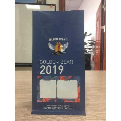 Golden Bean Eco-Friendly Packaging Compostable Coffee Smags