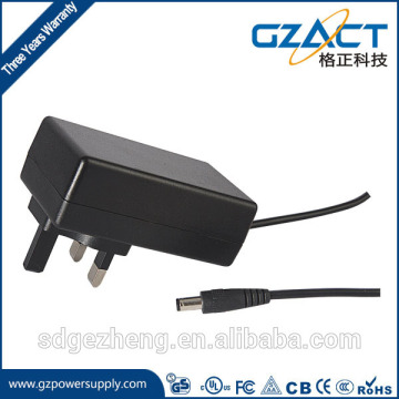 universal input 100-240vac ac/dc power adapter 24v 1.5a led driver with CE SAA UL compliance