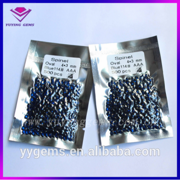 bulk 4*3mm 114# spinel price 4*3mm gems in stock
