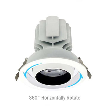 Modern 7W LED Gimbal Downlight Antiglare COB 5W Recessed Spotlight for Home