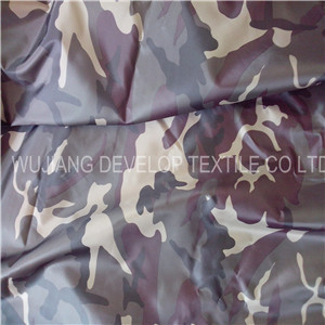 300t Polyester Taffeta with Camouflage Print for Garment Fabric (DT2037)