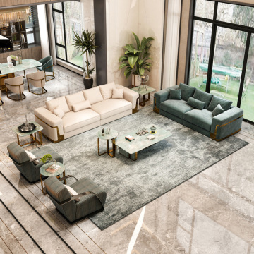MOYI Italian Luxury Reclining Sofas: Modern 3-Seater Couches for Your Dream Living Room