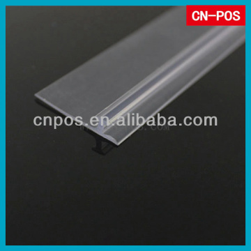 supermarket display plastic shelf rail for holding