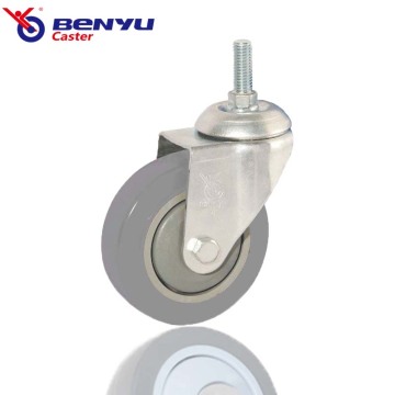 Wear-Resistant Threaded Stem Swivel Castors Industrial Wheel