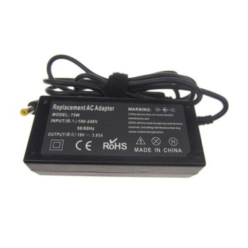 19V 3.95A laptop ac charger adapter for toshiba