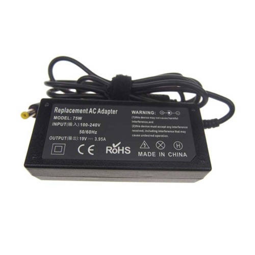 Adaptador de cargador de CA portátil de 19V 3.95A para toshiba