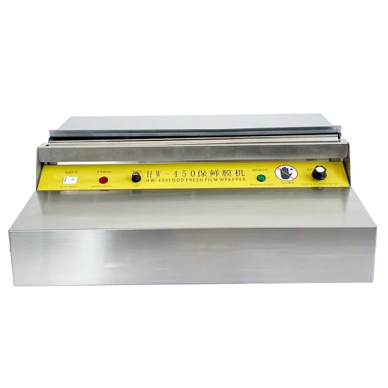 Semi-Automatic Cling Film Machine: YK HW-450 for PVC Plastic Packaging of Food Items