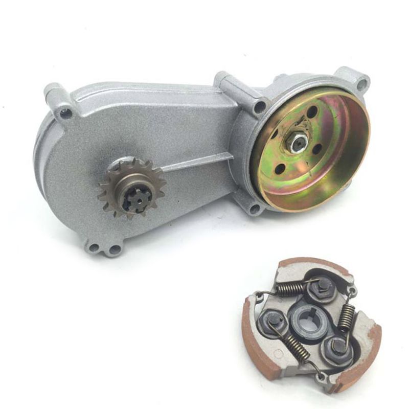 14T Gearbox Drum Bell Housing with Aluminum Slotted Clutch 47cc 49cc Mini Pocket 6XDB