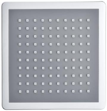 Chrome Plated Square Modern Overhead Shower