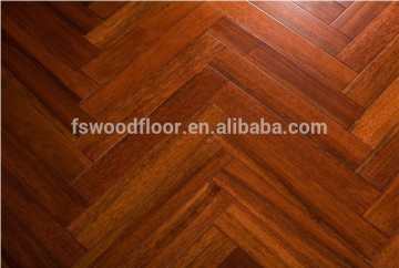 Merbau solid wood herringbone parquet wood flooring