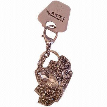 Promotional Crown Keychain, Customized Designs and Colors Available