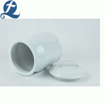 Wholesale Simple Single Color Ceramic Smooth Storage Tanks