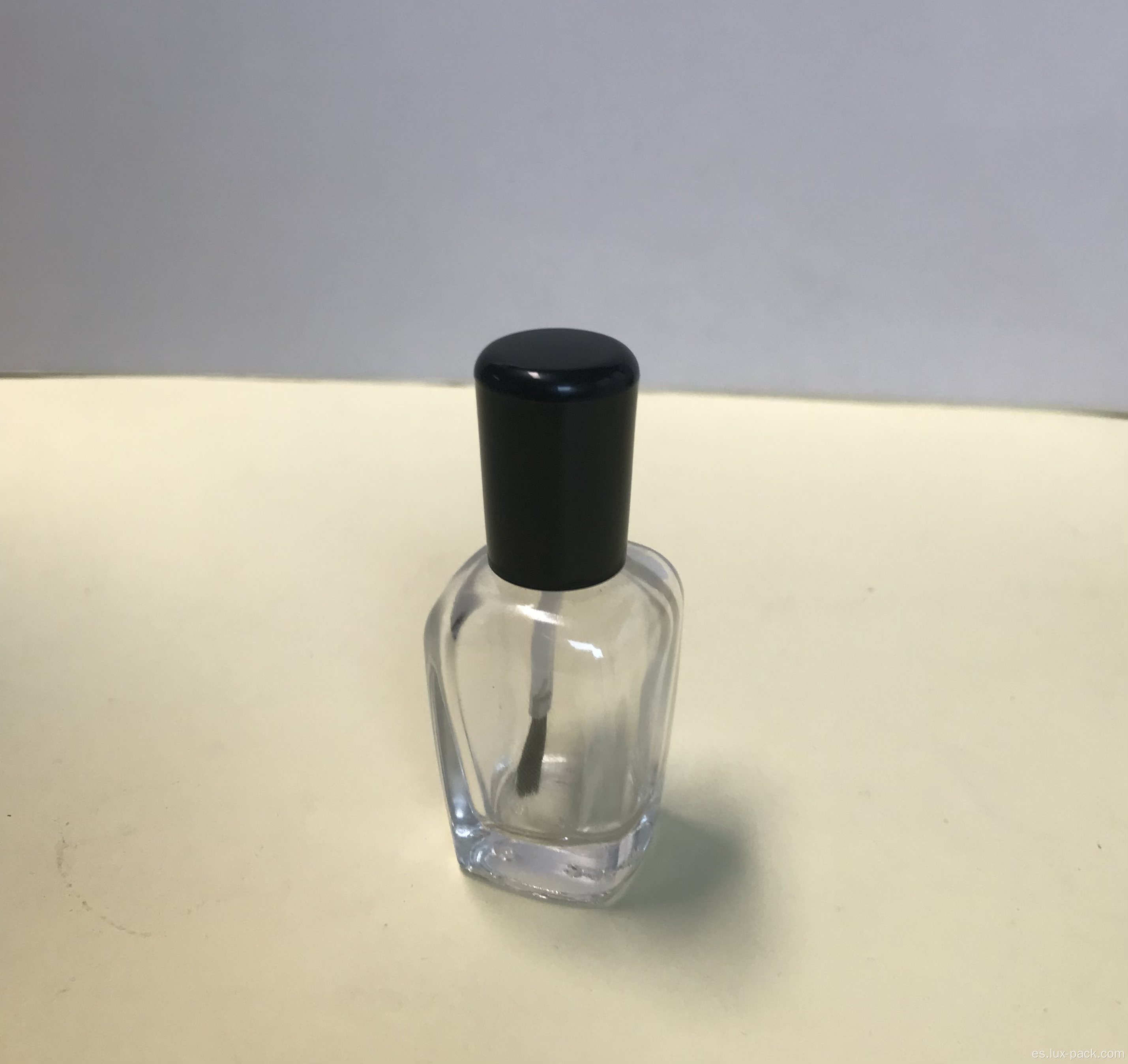 5ml10ml 15 ml de botella de vidrio de esmalte de uñas cuadrada vacía