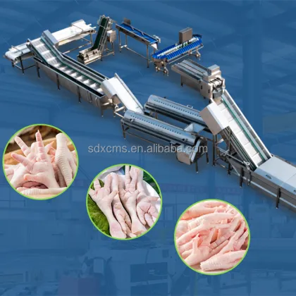 Automatic Poultry Chicken Feet Processing Machine - Chicken Feet Blanching Machine & Production Line