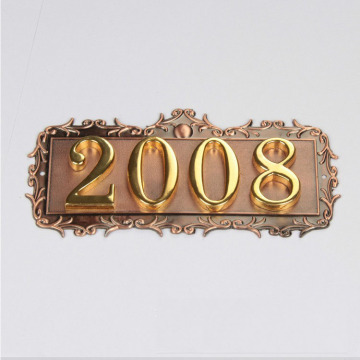 Custom Engraved Metal Logo Name Plates for Security Guards