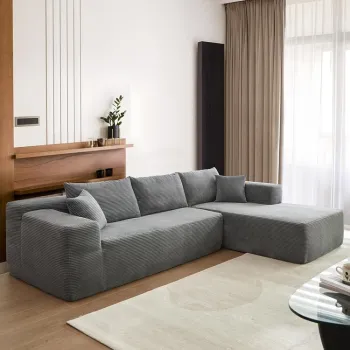 Deep Seat Corner Couch: Customizable Modular Sectional Sofa for Flexible Home Décor
