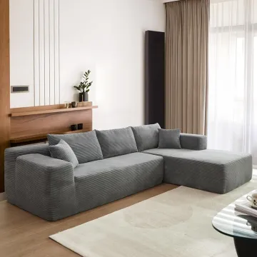 Deep Seat Corner Couch: Customizable Modular Sectional Sofa for Flexible Home Décor