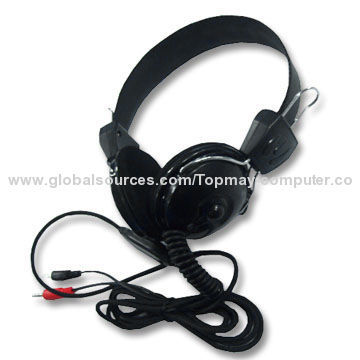 Wired Computer Headset with Microphone, 20Hz to 20kHz Frequency Response