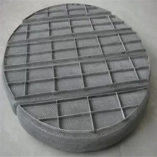 Stainless Steel and Plastic Wire Mesh Demister pad | Mist eliminator | Demister Supplier