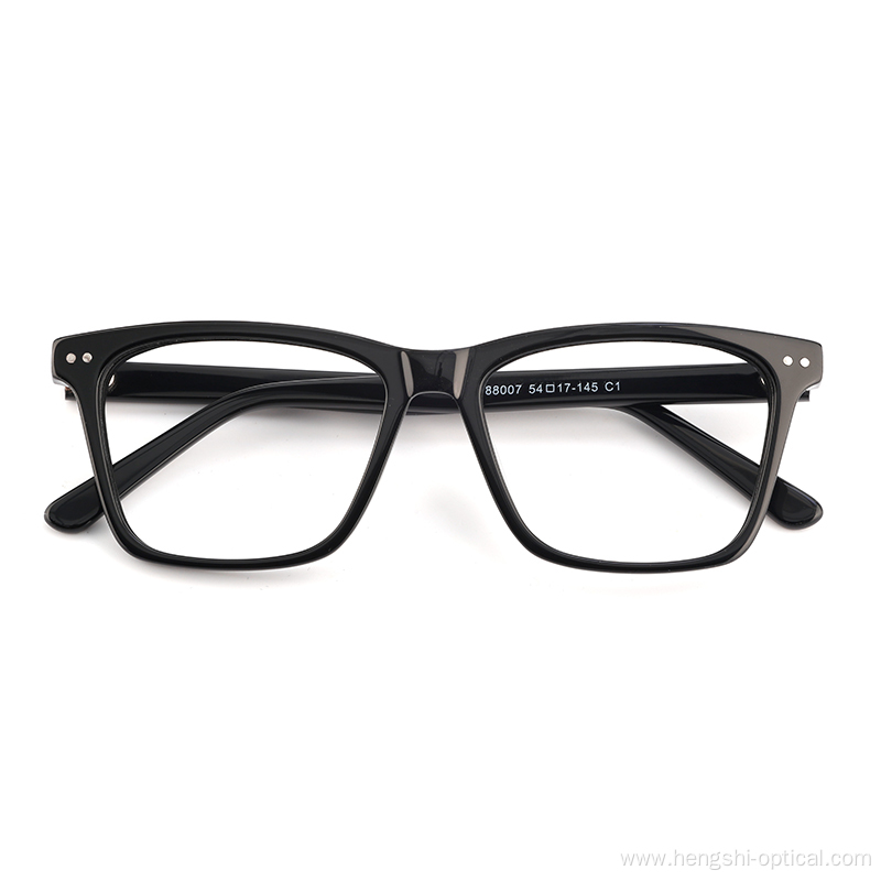 Custom Size Optical Eye Double Line Glasses Acetate Frames For Men