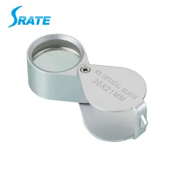 30x21mm Triplet Jewelry Magnifying Loupe for Diamond Inspection