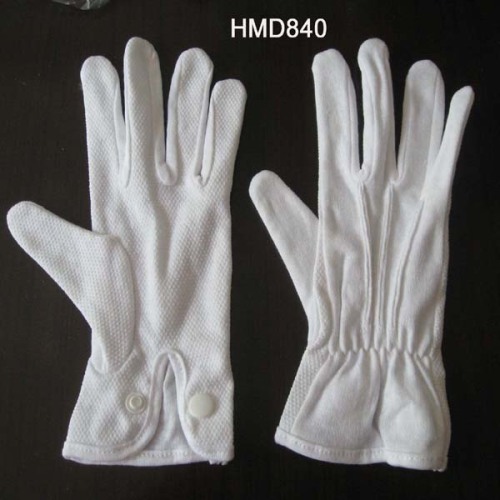 Zeker grip katoenen handschoenen met kliksluiting
