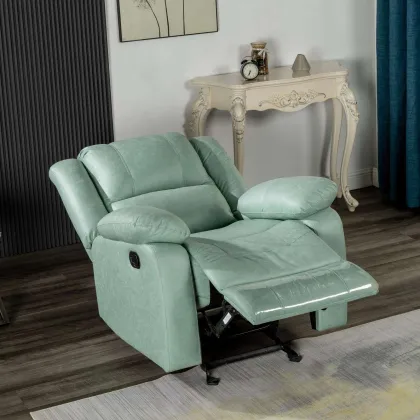 Modern Green Single Recliner Massage Home Cinema Sofa