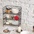 3 Tier Metal Spice Rack For Kitchen Countertop