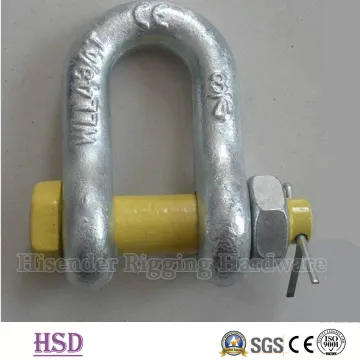 Us Type Drop Forged G2150 Chain Shackle of Rigging Hardware